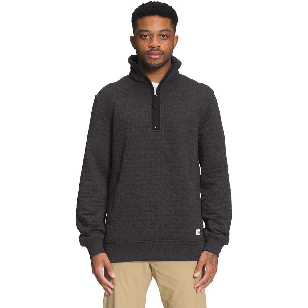 THE NORTH FACE LONGS PEAK QUILTED QUARTER ZIP SWEATSHIRT MEN'S